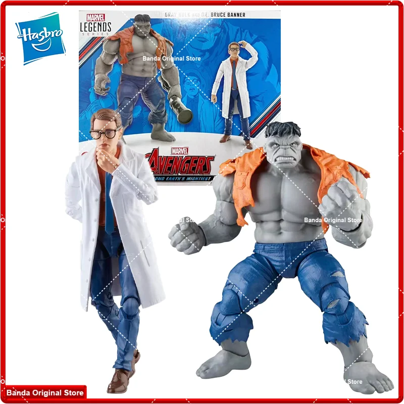 Dr Bruce Banner Gray Hulk Action Figure 100% In Stock Original