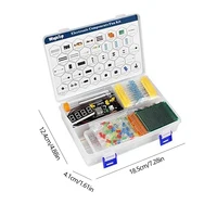 Basic Starter Set Breadboard Jumper Wires Complete Starter Set Power Supply Module LEDs & Resisitor for Arduino/ Raspberry Pi - Image 5
