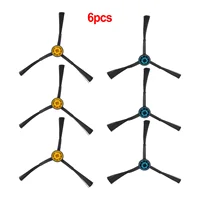 "Maximize Cleaning Efficiency with 6 Pack of High Quality Spare Side Brushes for Midea M7/M7 Pro Robot Vacuum Cleaner" 1