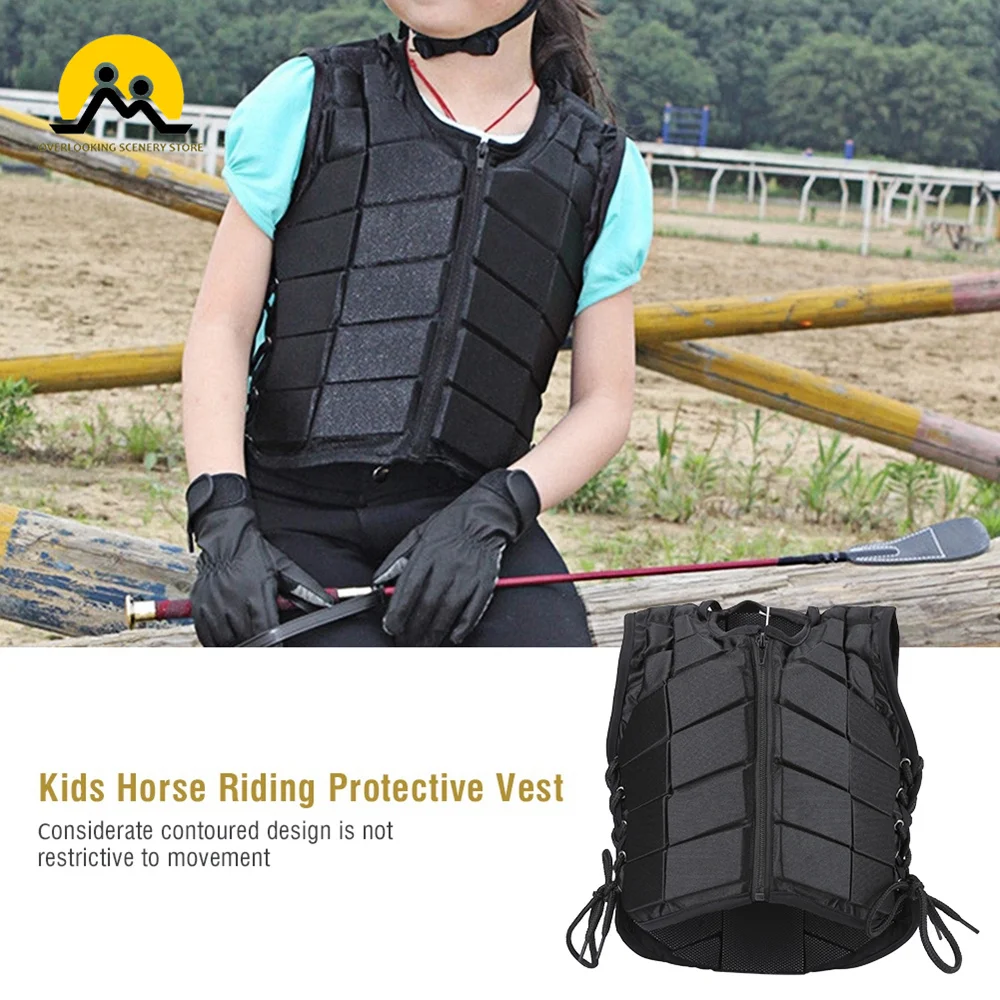Riding Vest Eva Thick Protective Vest For Kids Outdoor Safety Horse Riding Equestrian Vest Children's Equestrian Equipment 2