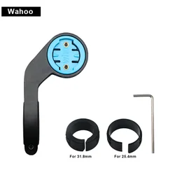 Bicycle Computer Mount Holder for Mountain Bikes | Durable Plastic Handlebar Odometer and Stopwatch Rack (WAHOO)