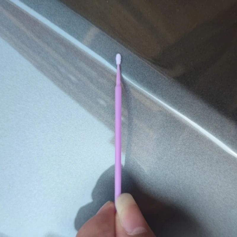 100pcs/set Car Touch Up Paint Micro Brush  Nano cotton swab cleaning stick Detailing Car Products Up Paint Micro Brush Tips 4