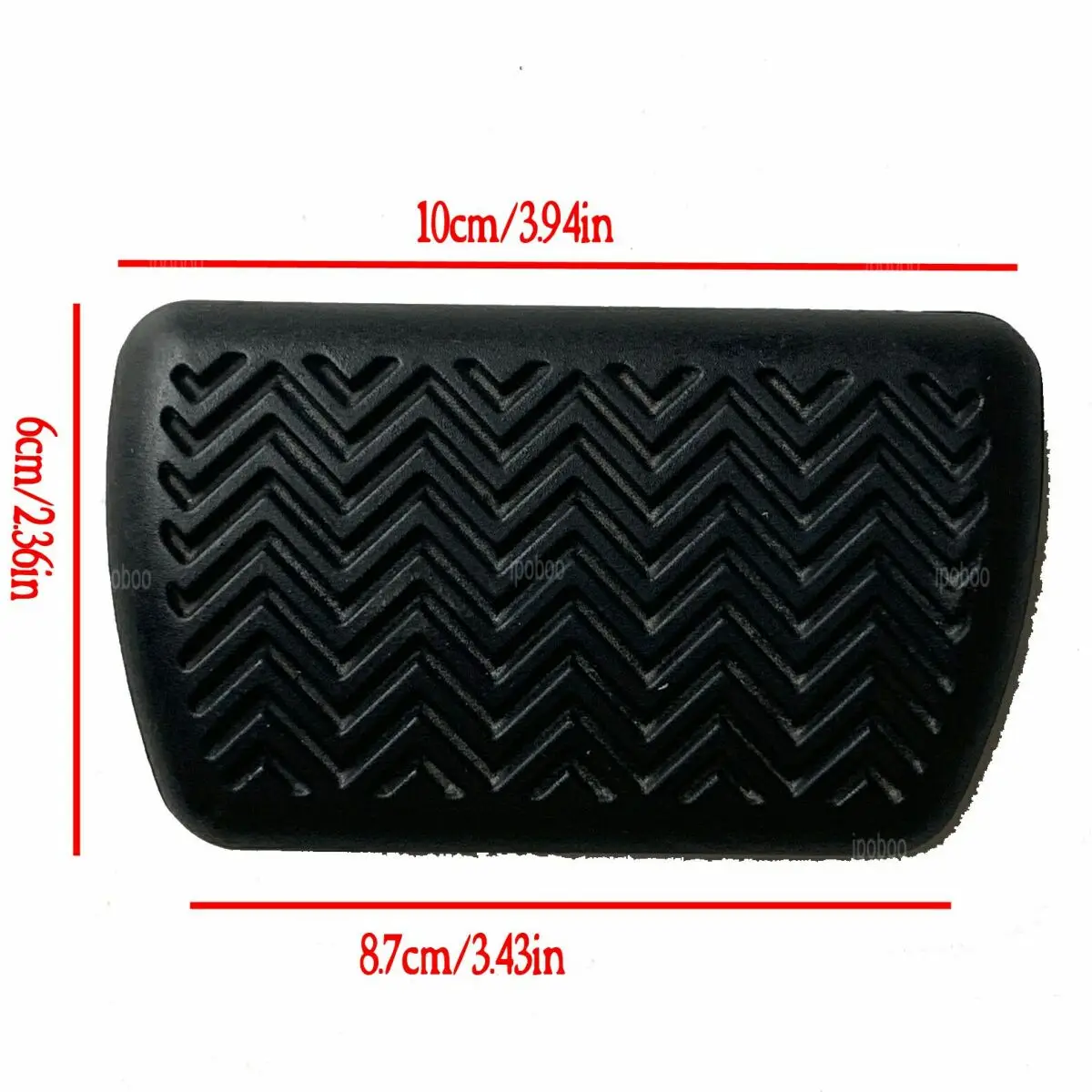 Brake Pedal Cover For Toyota Corolla 2011- AT 1PCS Rubber Replacement Brake Pedal Pads Cover car accessories car pedals pedal cover