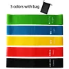5Pcs/Set Yoga Resistance Rubber Bands Bodybuilding Elastic Bands Pilates Exercise Workout Bands Expander Belt Fitness Equipment 5