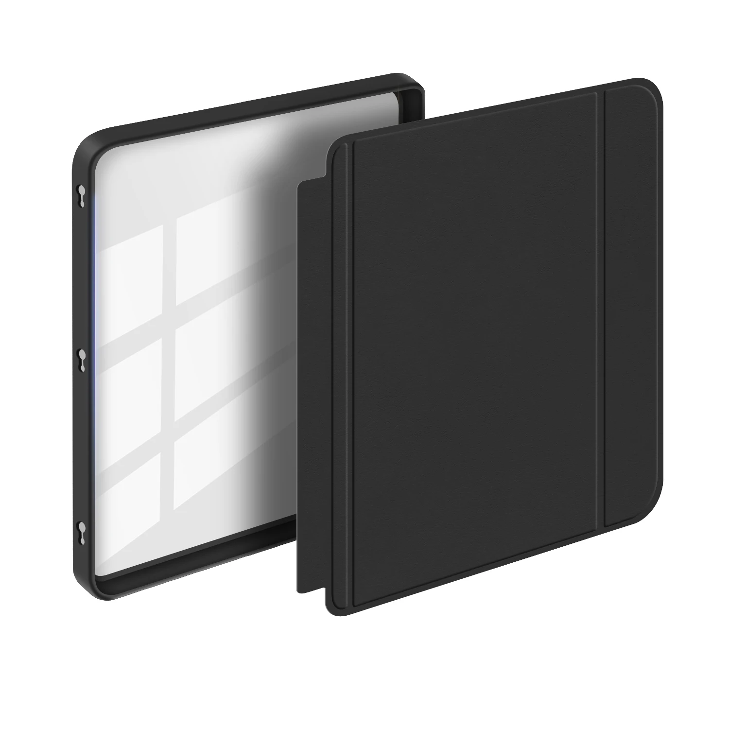 Für Kobo Libra Colour/Libra 2 7 Zoll abnehmbare 2-in-1-Hülle, transparente Acrylrückseite, Wake/Sleep-PU-Lederhülle, Zubehör, E-Book-Hülle – Detail 14