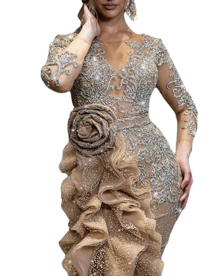 Рисунок 2 - Женское банкетное платье с длинным рукавом