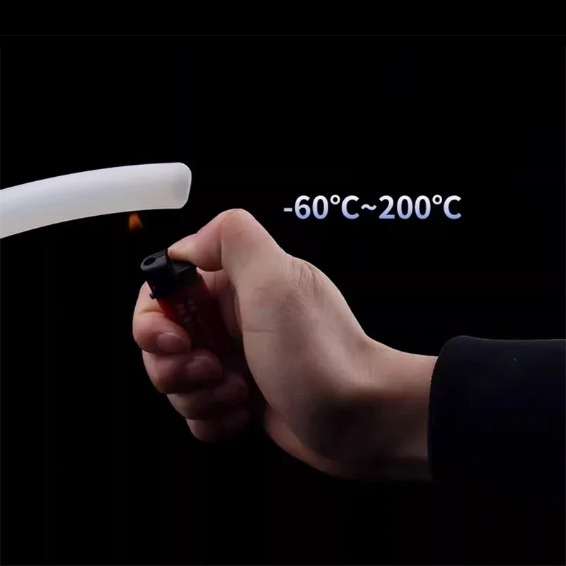High-Temperature Resistant Flexible Silicone Hose - 5M Food Grade Tubing
