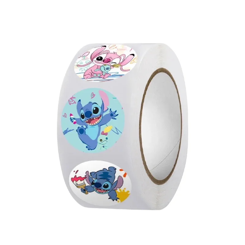 500 sheets/roll Stitch Stickers Cute Stickers Cartoon Graffiti Stickers Children Stickers Car Decoration Stickers Scene Dress Up - 5