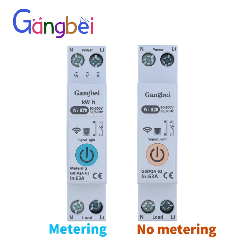 Interruptor Medidor Energia, Disyuntor Inteligente WiFi 1P Compatible con Alexa, Google Assistant, Smart Life, TUYA, Interruptor Inteligente DIY 16A con Control Remoto y Función de Tiempo Interruptor Medidor Energia, Disyuntor Inteligente WiFi 1P Compatible con Alexa, Google Assistant, Smart Life, TUYA, Interruptor Inteligente DIY 16A con Control Remoto y Función de Tiempo