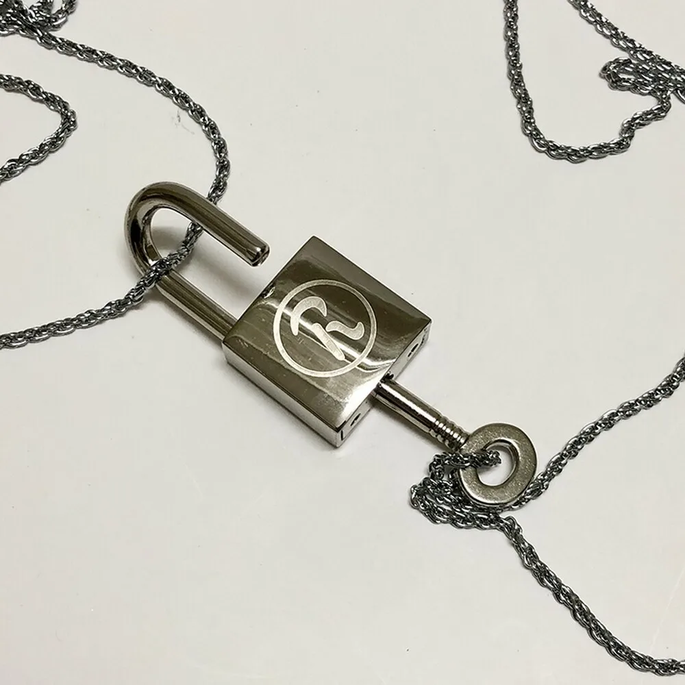 NANA Necklace Honjo Ren Oosaki Nana lover's KEY Lock Metal Pendant Cosplay Costume Gift 4