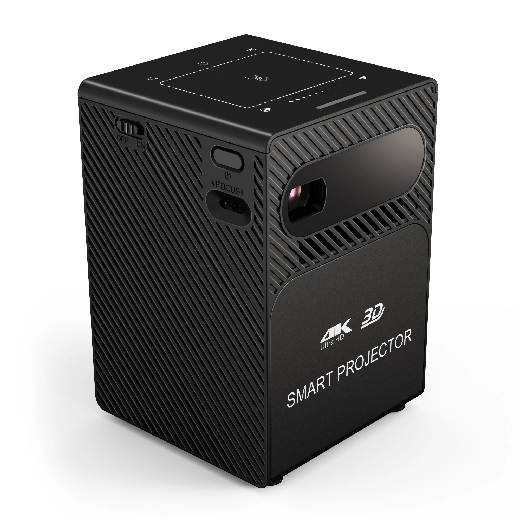 

CLYTTE New Product P18 3D 4K Projector 1080p With Battery Cinema Android 9.0 Wifi DLP Home Theater Outdoor Portable Projector