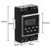 ManHua MT16G-3a Electronic Programmable Time Switch 220VAC 25A 3 Channels Digital Timer Timer Switch Time Relay Din Rail Mount 4