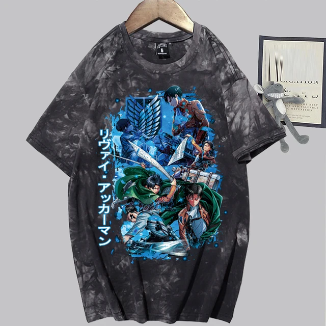 Levi Ackerman T-Shirts Anime Attack On Titan Shirts Tie Dy