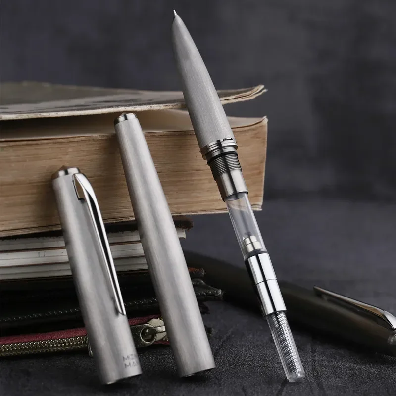 Majohn Ti200 チタン合金金属万年筆ファインサイズ/14 18K ゴールド