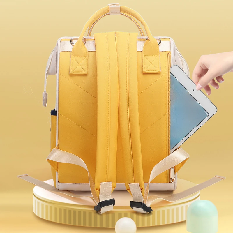 High quality mother diaper bag backpack - stylish and durable, multi compartment, zipper closure, diaper bag, travel bag