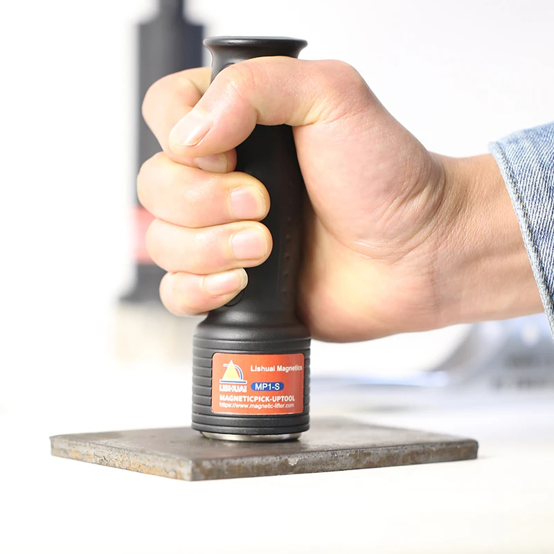 On-Off-8KG-Manual-Lifting-Magnet-Rare-Earth-Magnetic-Pick-up-Tool-Hand ...