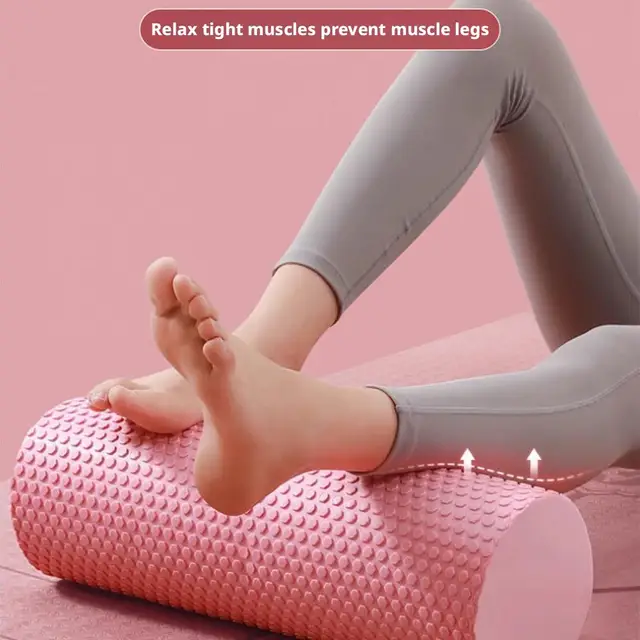 High Density Foam Yoga Roller EVA Portable Pilates Body Exercises Gym Cylinder Hexagonal Roller For Leg/Arm/Back Muscle Massage 4