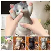Relieving Stress Squeeze Toy Reducing Anxiety Cute Cat Pattern Squishy Cat Doll Portable Soft 1