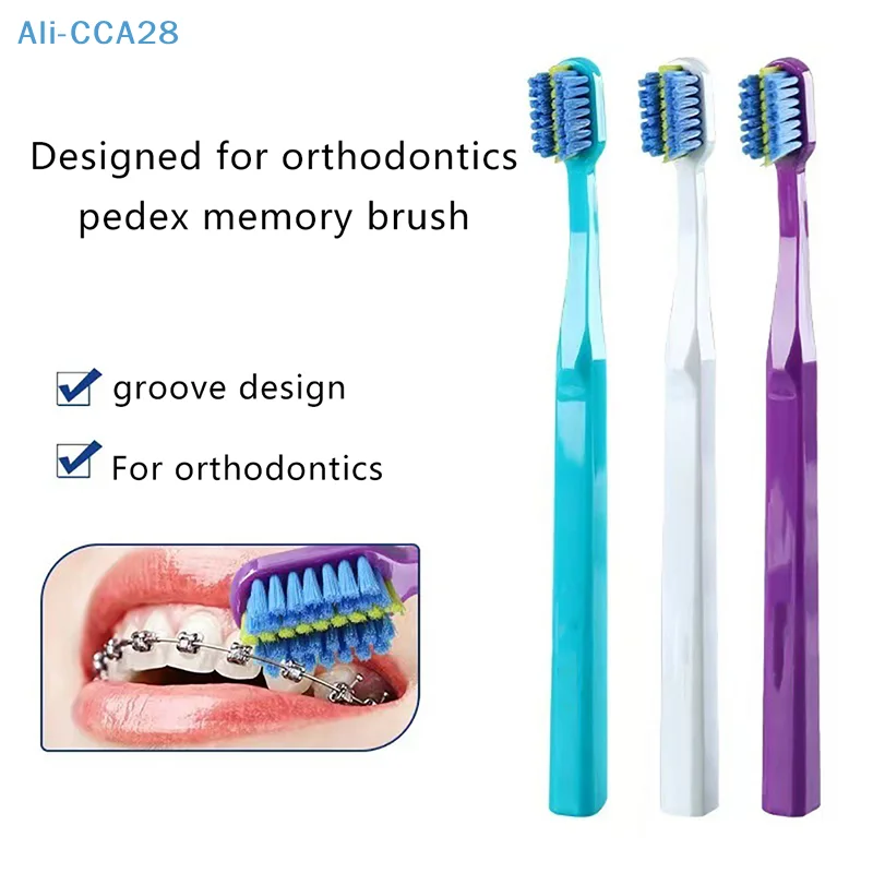 

1Pc Clean Orthodontic Braces Adult Orthodontic Toothbrushes Dental Tooth Brush Soft Bristle Toothbrush