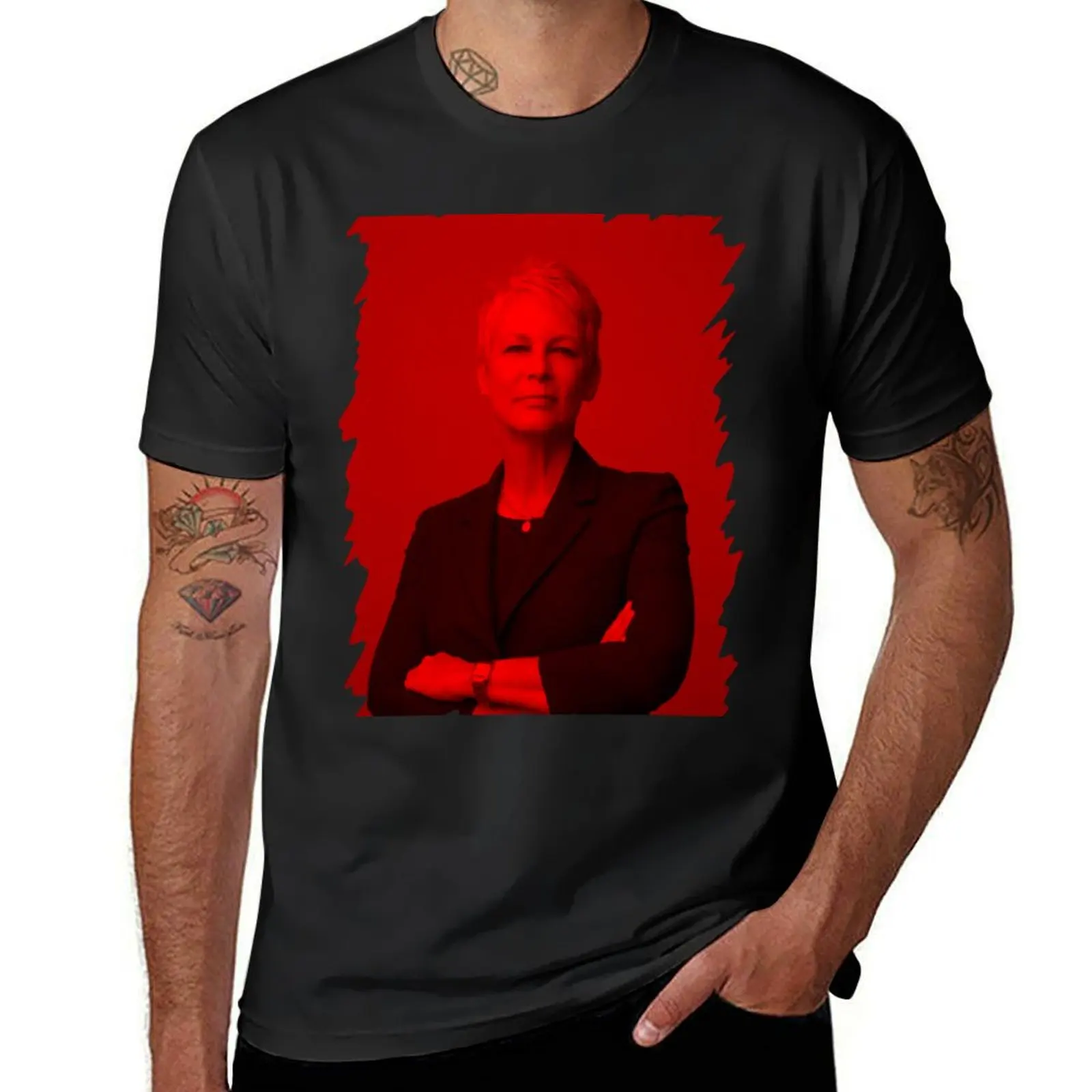 Jamie Lee Curtis - Celebrity T-Shirt cute clothes new edition kawaii clothes plus sizes mens big and tall t shirts