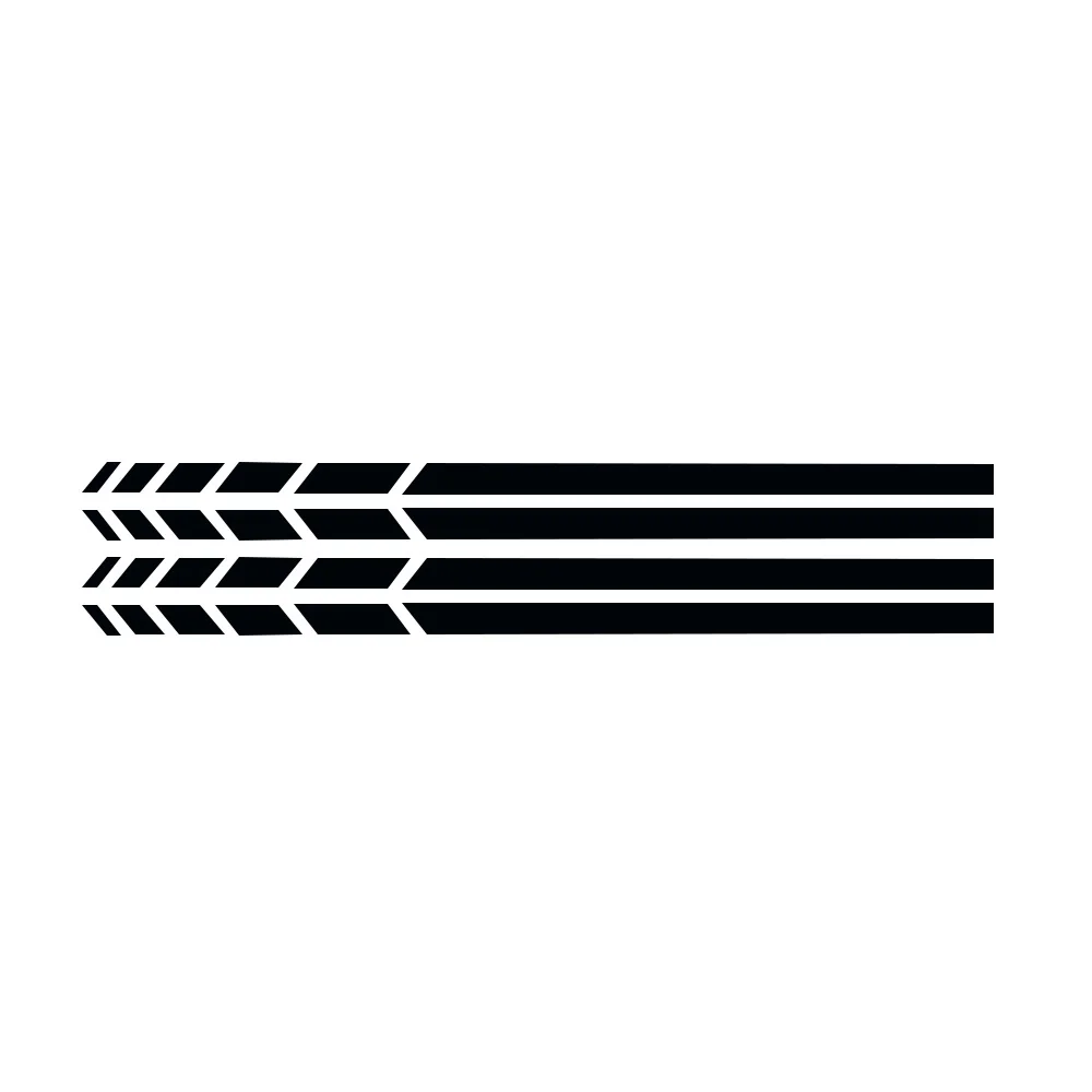 

Creative car sticker rearview mirror sticker stripe vinyl truck body decoration black / White / red /20*0.7cm