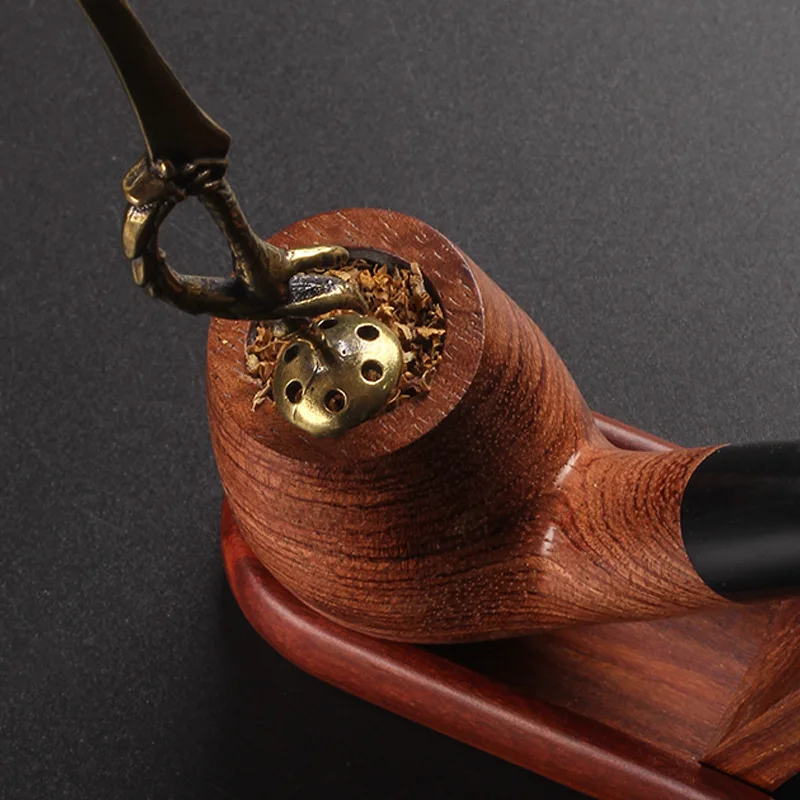 Brass Tobacco Pipe Pressing Rod Pipe Presser Cigar Pass Smoking Cleaner Press Rod Tobacco Tamper Cleaning Tool