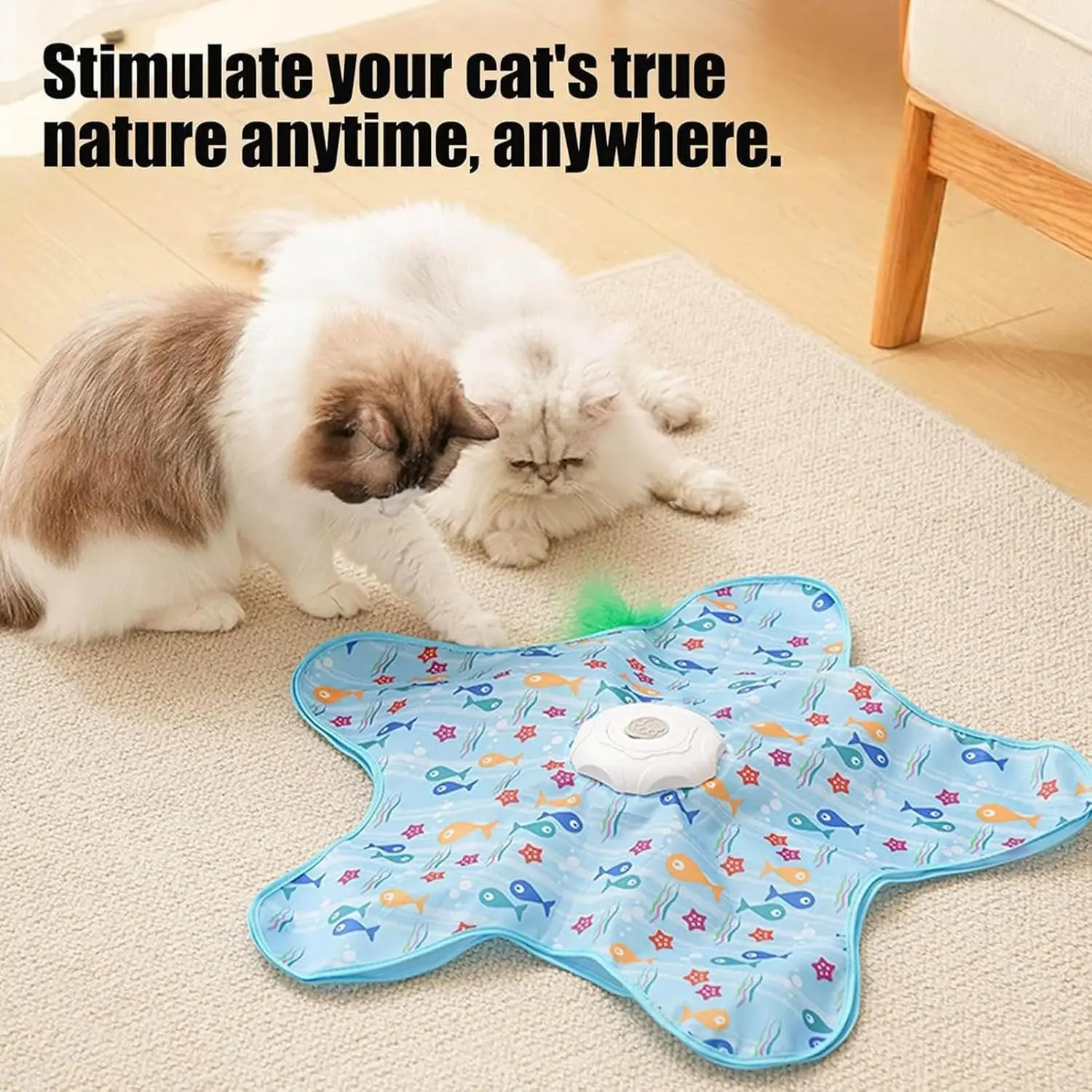 Automatic Hidden Wand Cat Teaser 2