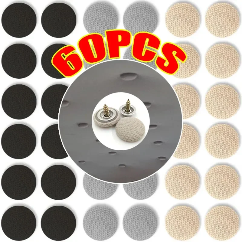 Car Fastener Clips 30/60Pcs Car Interior Roof Buckles Headliner Ceiling Cloth Fixing Screw Care Fabric Buckle Rivets Retainer Cap Repair Automotive