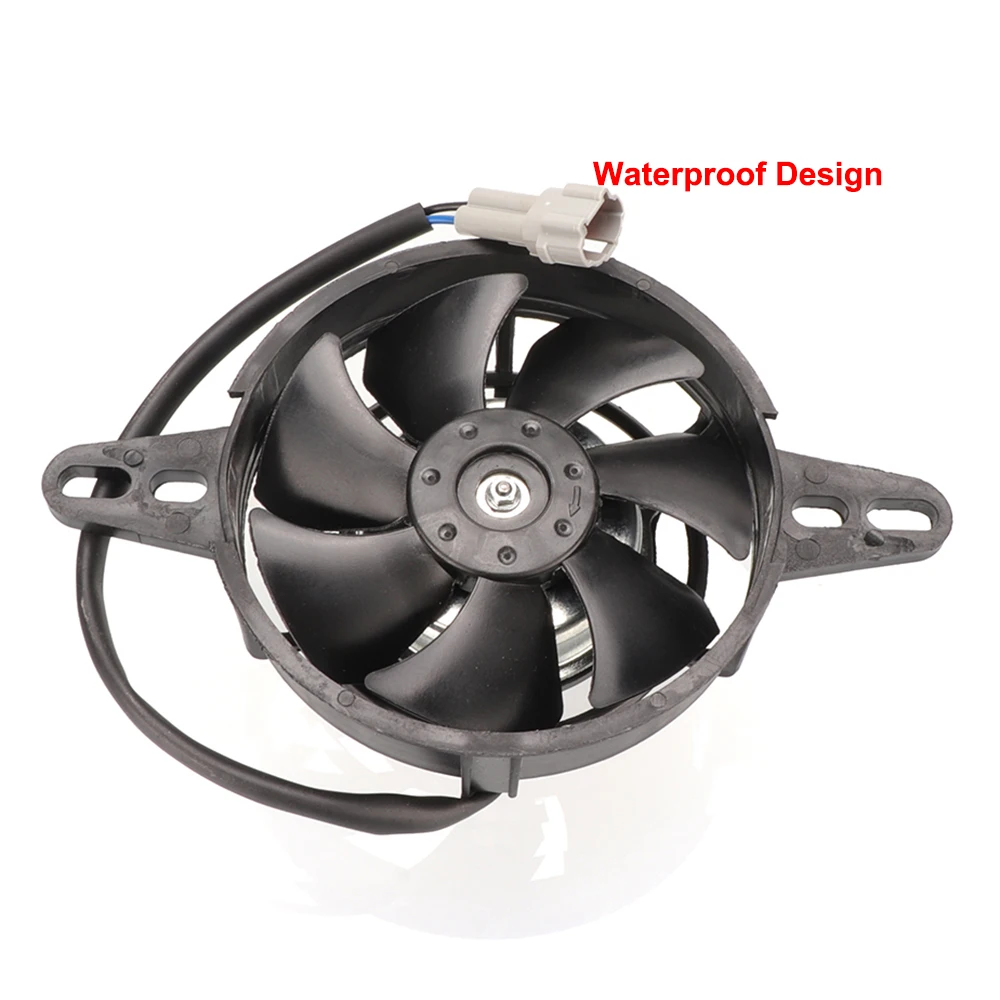 12V Motorcycle Engine Electric Radiator Oil Cooler Cooling Fan For 150cc 200cc 250cc 300cc ATV Quad Go Kart Buggy Motocross Part motorcycle cooling fan