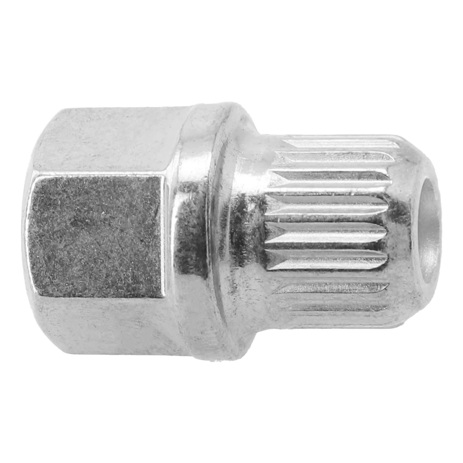 

Wheel Lock Lug Nut 1pc 20x28mm 38/22PT Anti-theft Tire Screw New Removal Tool Replace Silver Tone Steel For BMW