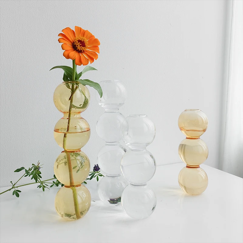 Multi Color Plating Glass Vase Jarrones Decorativos Moderno Glass Terrarium  Flower Vases Weddings Floreros De Mesa Home Decor - Vases - AliExpress
