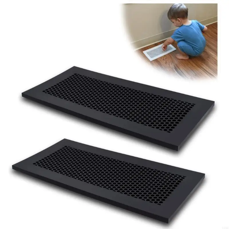 634F Baby Proofing Vent Cover Child Proof Safety Air Vent Cover Debris Hair Catcher
