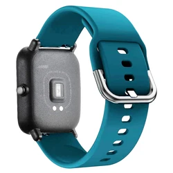 Versatile Sport Silicone Watch Band - 20mm/22mm for 22mm watch band (Cyan S11)