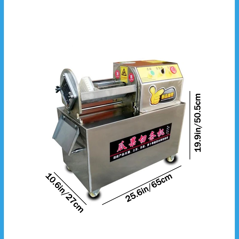Description Picture 5 of itemHigh Quality French Fries Machine, Electric Vegetable Cutter, Potato And Radish Slicer
