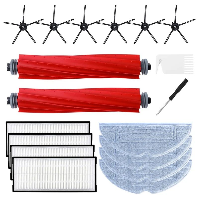 

For Xiaomi Roborock S7 S7+ S7 Plus S7 Maxv S7 Pro S7 Maxv Ultra Vacuum Cleaner Main Side Brushes HEPA Filters Mop Cloth