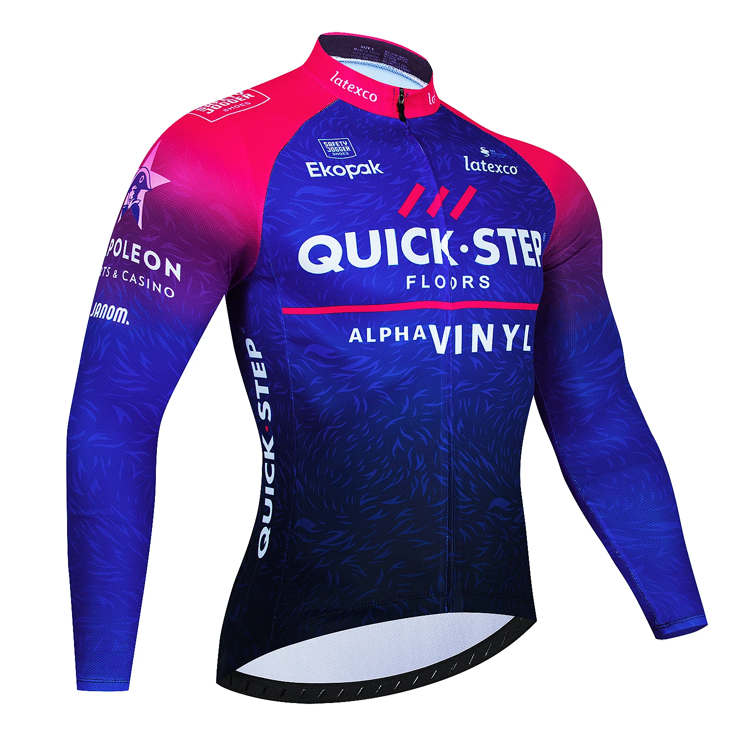 Quick Step Spring and Autumn Cycling Clothes Long sleeved Men's Mountain Bike Shirt Team Bike Wear Summer Outdoor Clothes bike cycling clothes