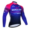 Quick Step 2024 Spring and Autumn Cycling Clothes Long sleeved Men's Mountain Bike Shirt Team Bike Wear Summer Outdoor Clothes Q 2