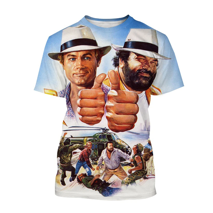 Casual Oversized 3D Print T Shirt for Men and Women