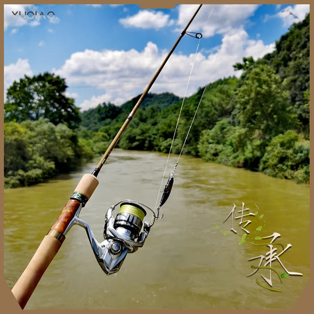 YUQIAO Stream Fishing Rod Micro Long Shot Carbon 1.45-1.93m UL/L 1