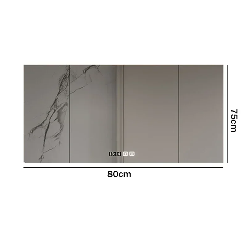 Smart Bathroom Cabinets Minimalism Wall-mounted Fog Removal Storage Bathroom Mirror Cabinet Home Furniture Armario Bano FYBC