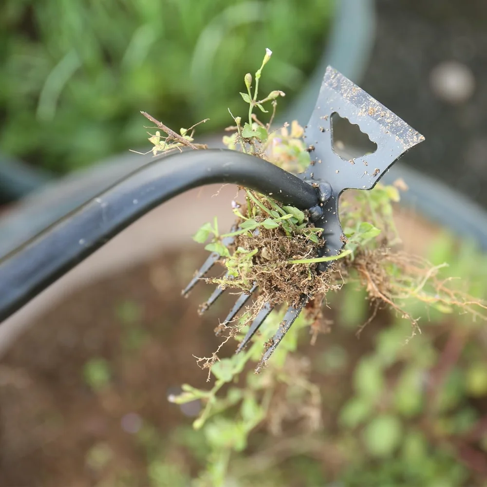 Weed Puller Tool Garden Weed Pulling Tool, Manganese Steel Hand Weeding Tools, Effective Uprooting Tool for and Garden-includ