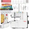 B44 Funlock Overlock Serger Sewing Machine With 80 Thread Spool Bundle 1