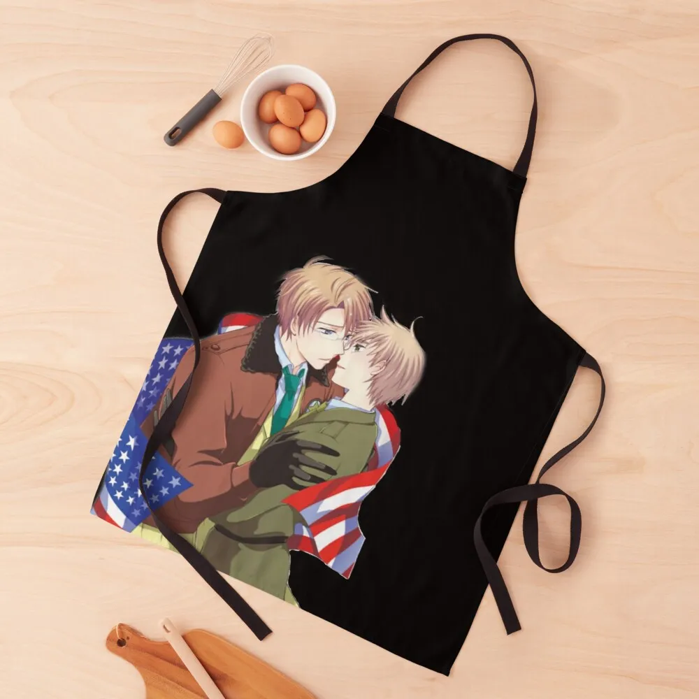 

UsUk - Hetalia Apron aesthetic apron woman Women kitchen's apron