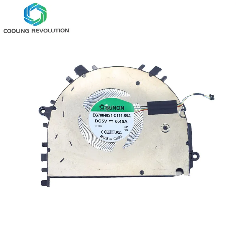 Laptop Cpu Ventilador de Refrigeração Eg70040s1-c111-s9a Ns85c32 Dc05v 0.50a 9908067628 para Huawei Matebook D14 d 14 - Imagem 2