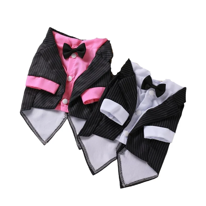 BoyDogWeddingSuitTuxedoPartyPetClothingCatYorkiePomeranian