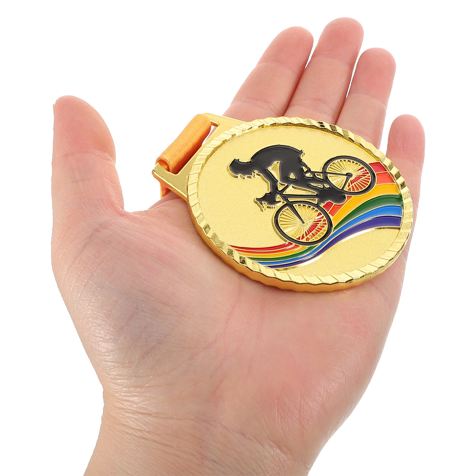 1Pc Zinc Alloy Taekwondo Medal Gold Medal Award Cycling Recognition Sports Competition Medals Biking Trophy Medals Team
