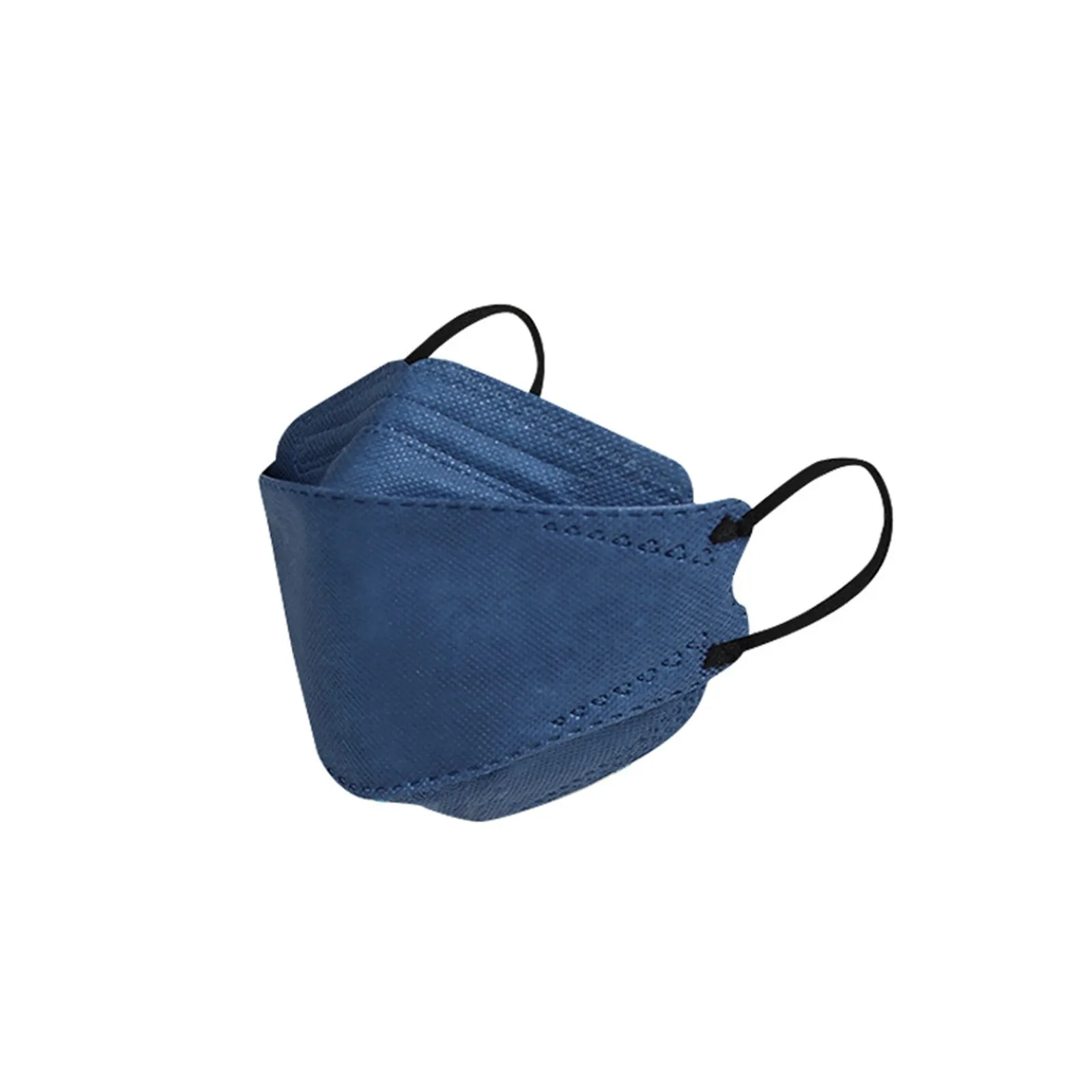 Disposable Face Mask Fish Type 3d 4-ply Solid Color Adult Covers Navidad