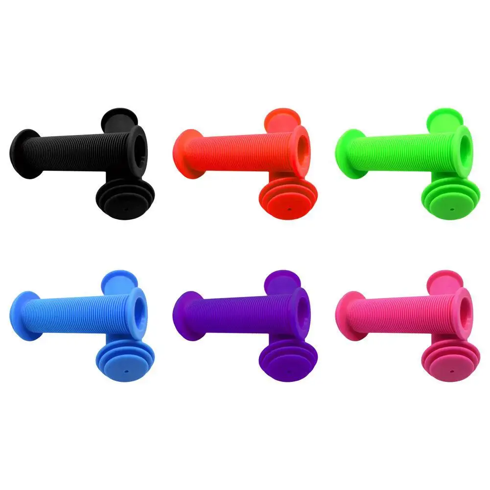 Children Bike Soft Handlebars Grips Rubber Handle Cover  Dia 2.2cm Bike Handle Grips for Tricycle Skateboard Bikes Road Bikes