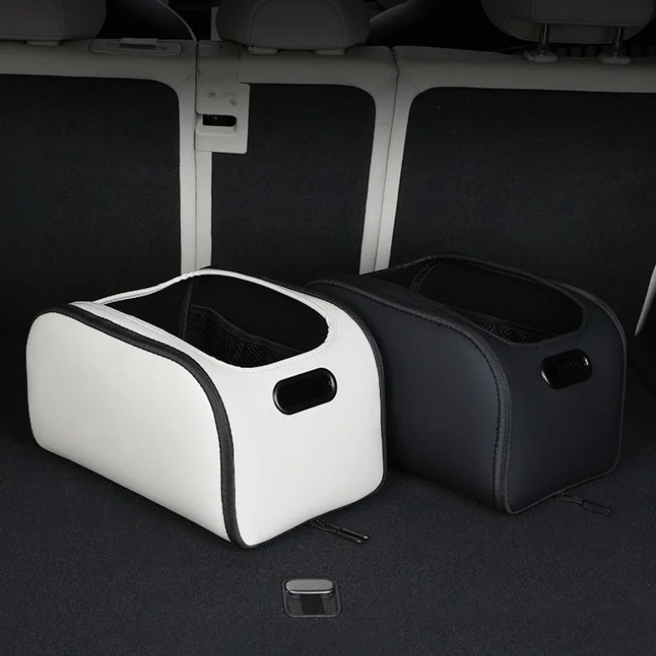 Organizer per bagagliaio auto con tasca integrata per camion, SUV, camper, berlina, universale, grande capacità, portaoggetti per interni auto - immagine 4