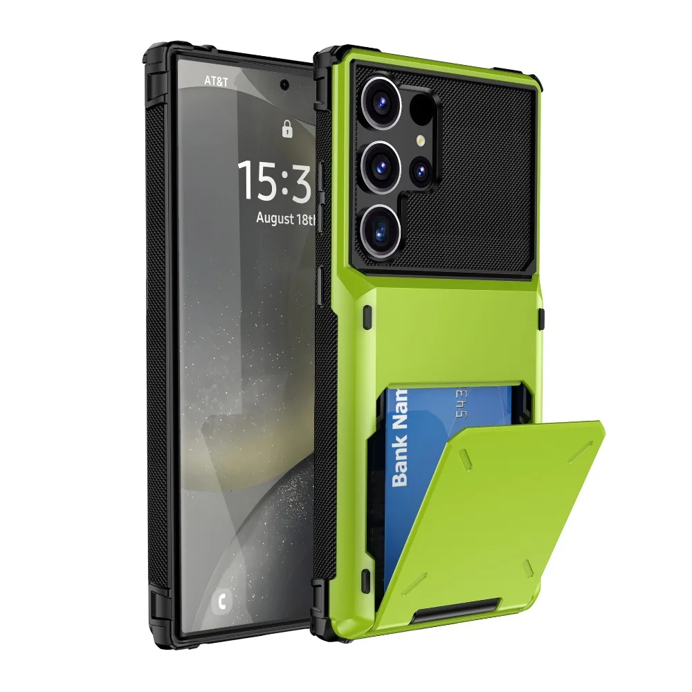 Stylish Wallet Phone Case with Card Holder & Protective Cover